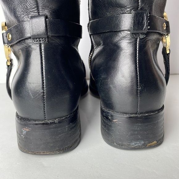Michael Kors Fulton Tall Harness Riding Boots 7 - Picture 5 of 13